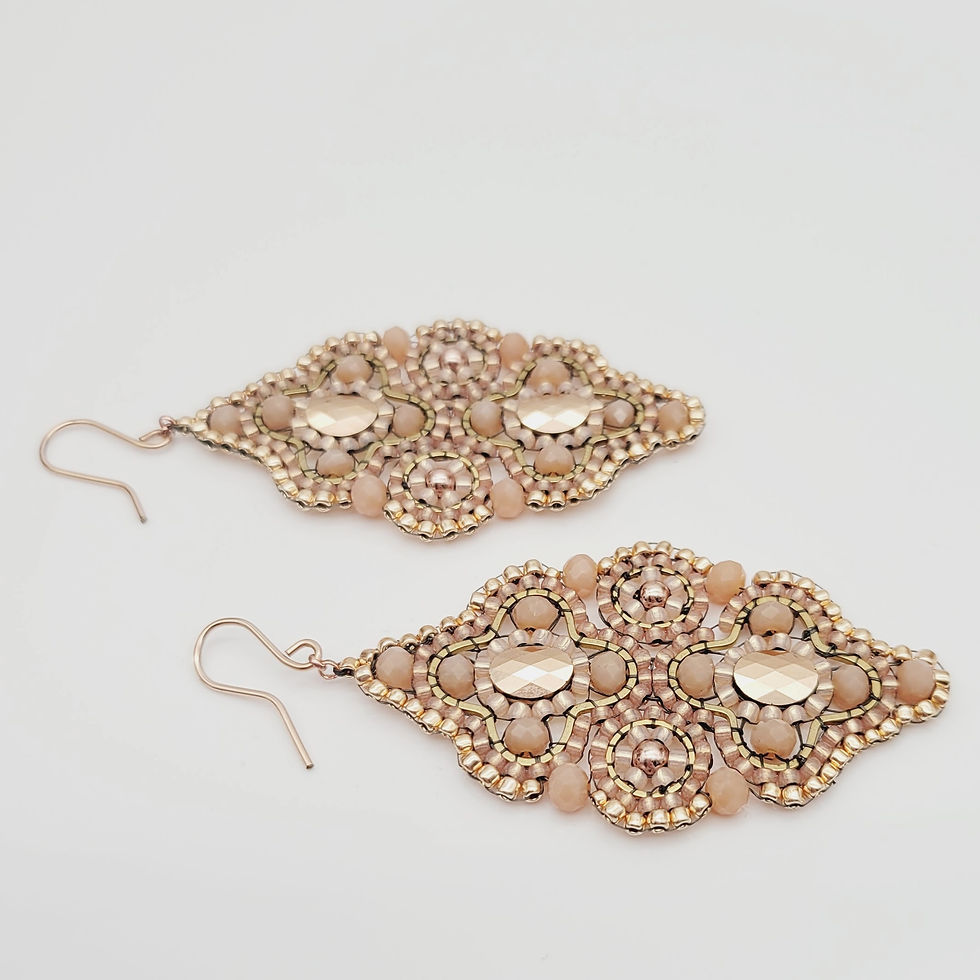 Miniaturbild: Ohrringe Treff Duo blush, rosegold