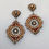 Miniaturbild: Ohrringe Keinblatt mini, pink, orange
