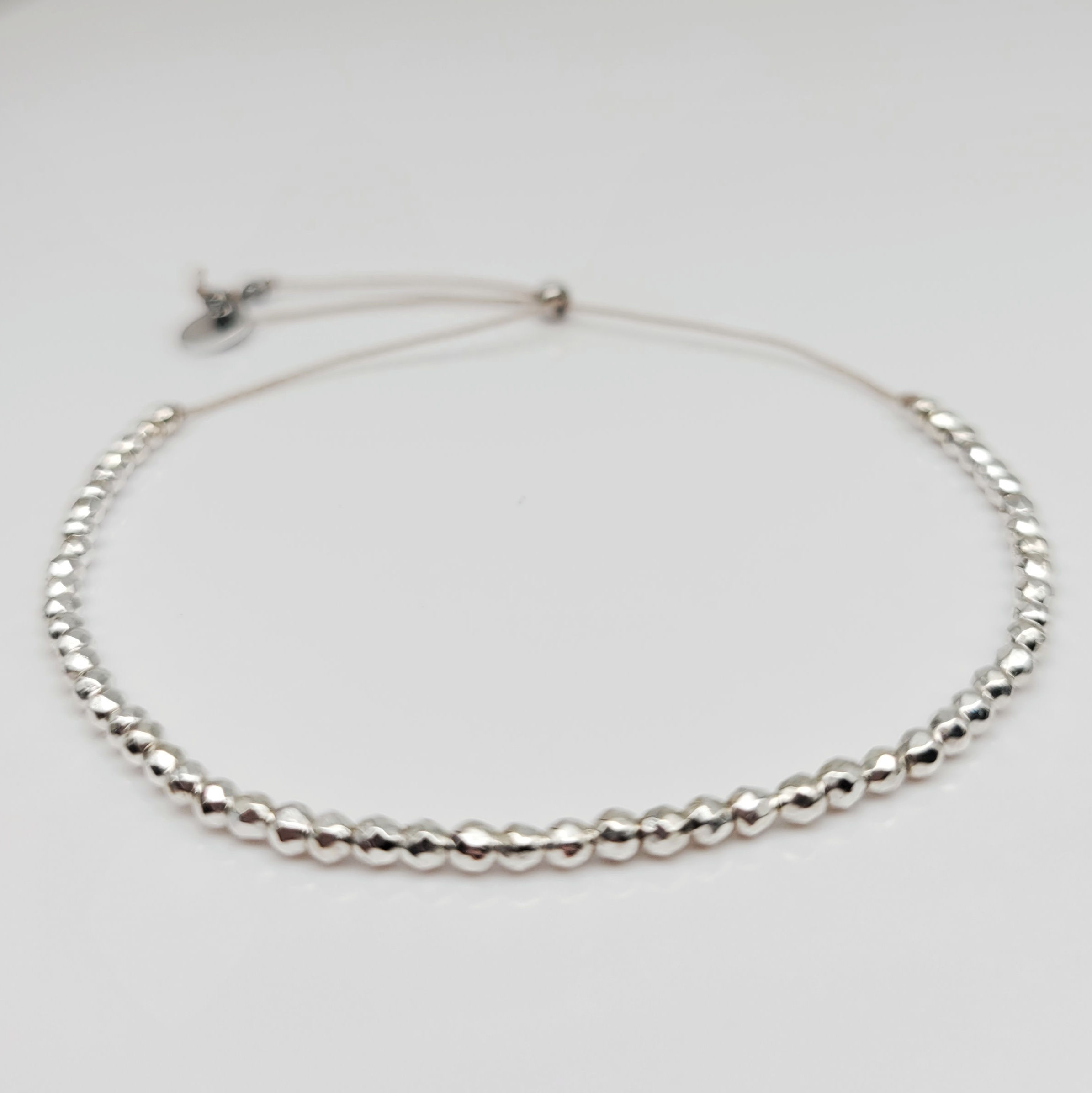 Armband Hämatit, silber