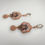 Miniaturbild: Ohrringe Einblatt mini, rosa, grau, rosegold