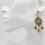 Miniaturbild: Ohrringe Dreiblatt Mini, silber, gold Ed.2