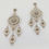 Miniaturbild: Ohrringe Wunderlampe beige, silber