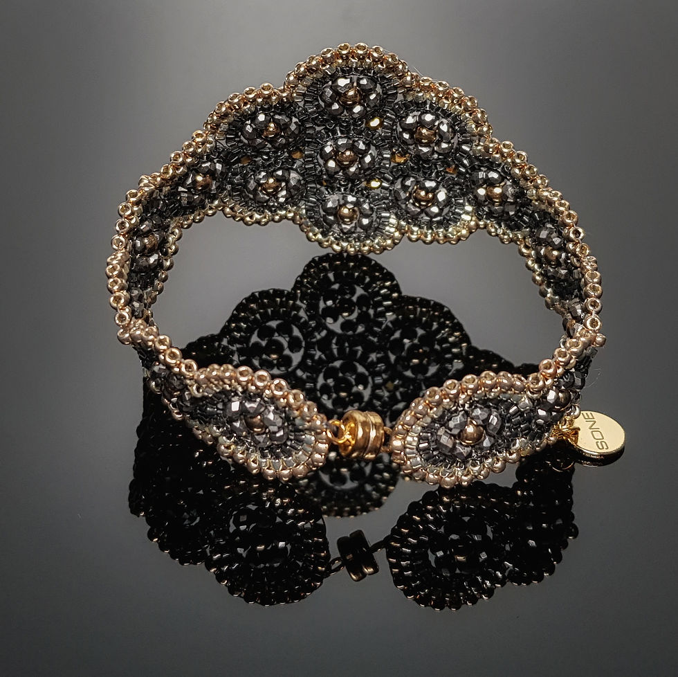 Miniaturbild: Armband Traube chrome, gold