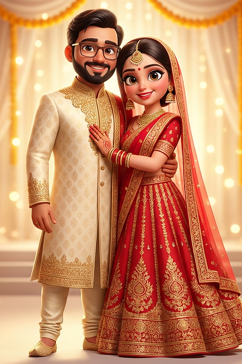 A_joyful_3D_Pixar_style_cinematic_illustration_of_an_Indian_bride_and_groom__inspired_by_a