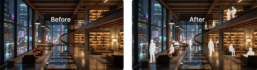 8. 人物を配置した建築パースを生成2.png