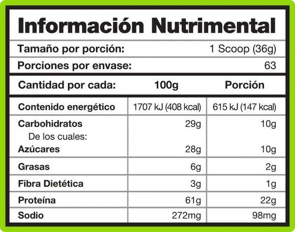 Miniatura: Proteína 100% WHEY PROTEIN