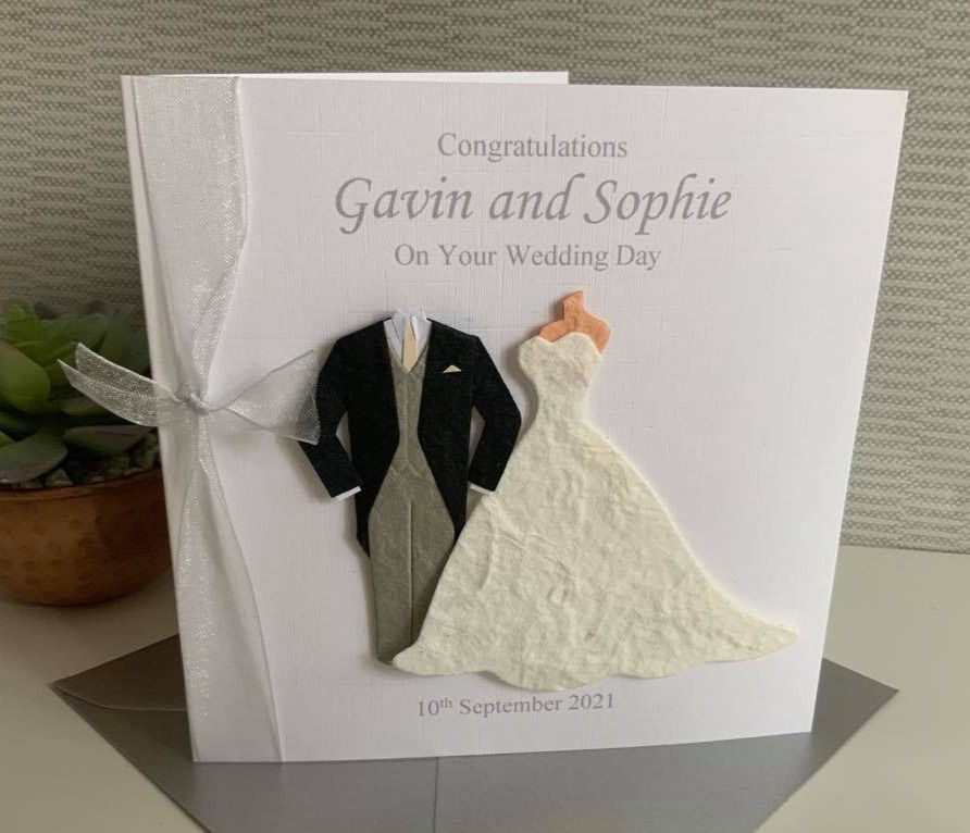 Personalised Wedding Card Couple