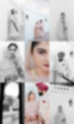 Collage of a Sikh couple by a wedding photographer in Ahmedabad