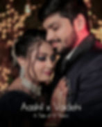 Aashil and Vaidehi in a wedding photography gallery Ahmedabad