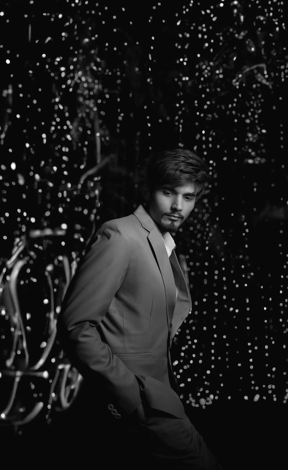 Groom portrait by a wedding photographer in India