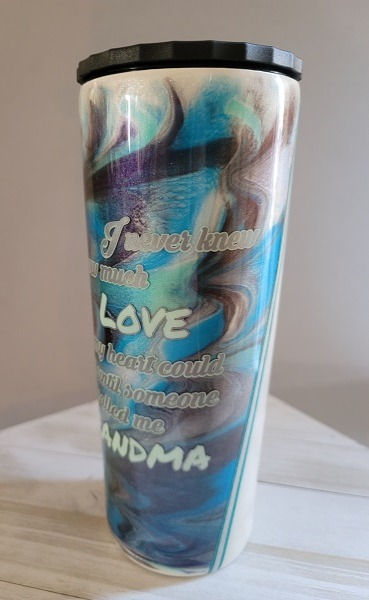 Thumbnail: 24oz Insulated Tumbler - Butterflies