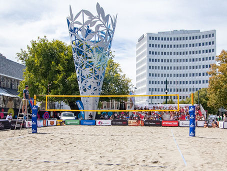 How to install STRAIGHT net posts in a city court