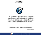 Julgar o outro é condenar a si mesmo