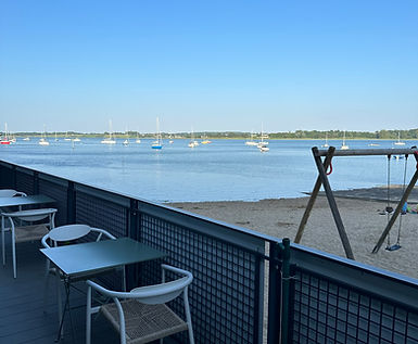 vue sur la rance depuis notre terrasse ensoleillée