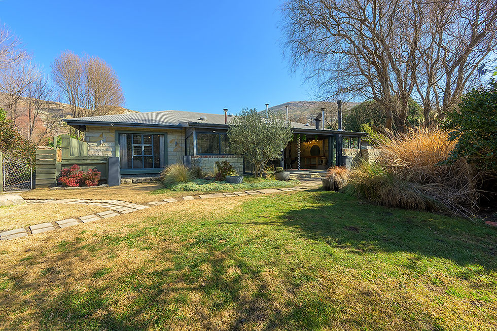 Exterior view of The Residency from the yard