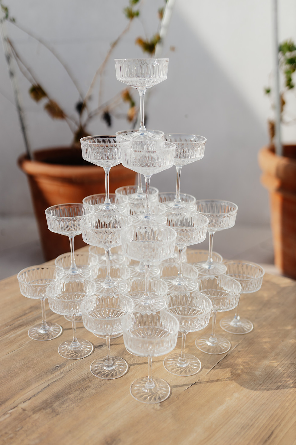 champagne tower