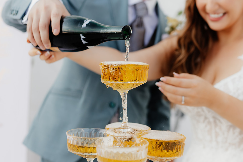 champagne tower