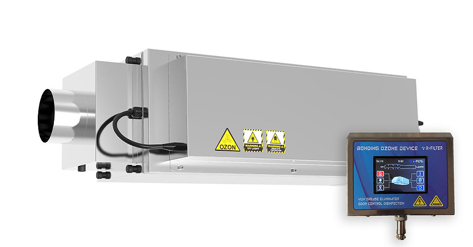 Konyhai elszívó ernyőbe köthető ózongenerátor szagtalanításhoz