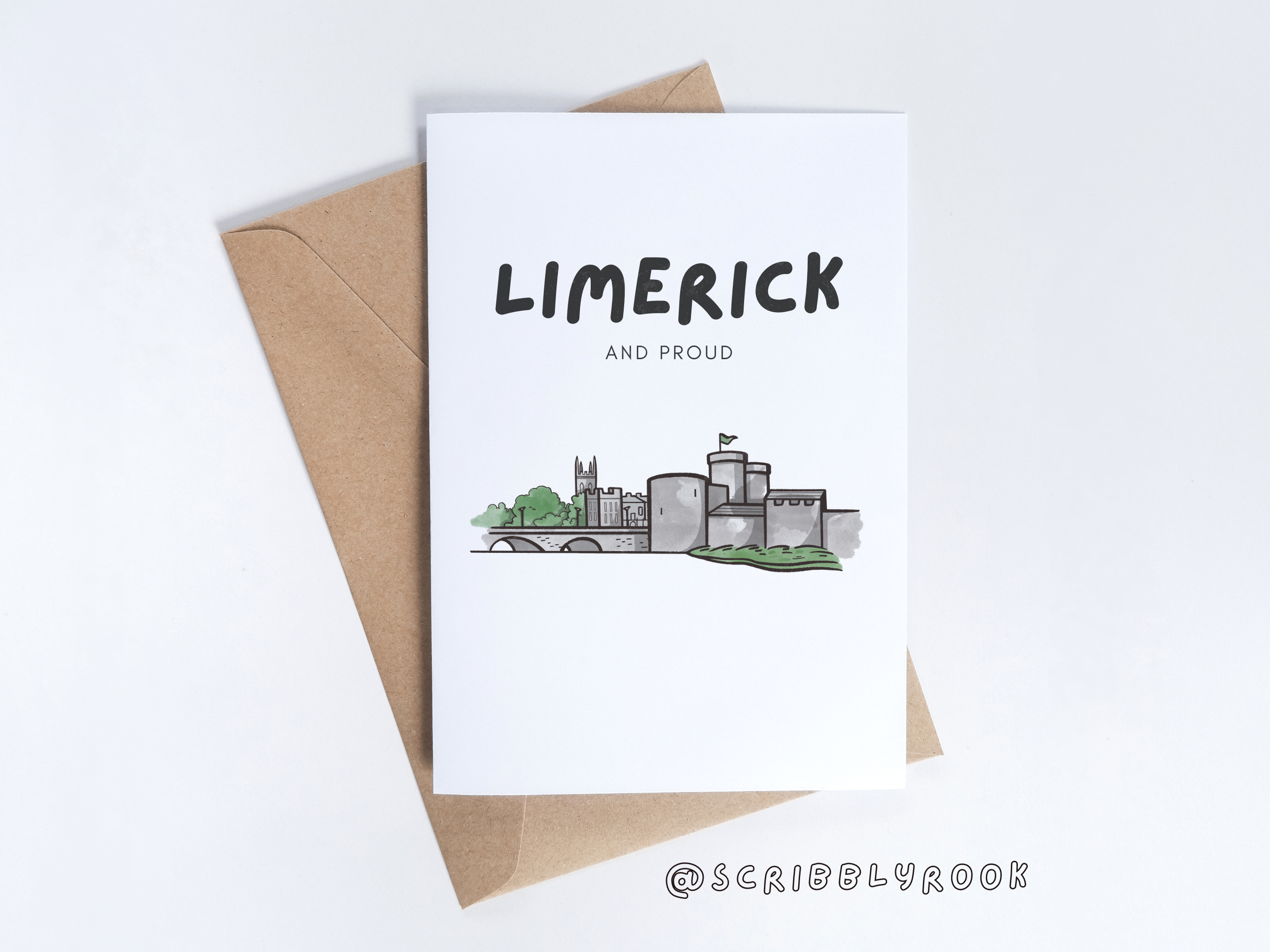 Limerick & Proud Blank Card