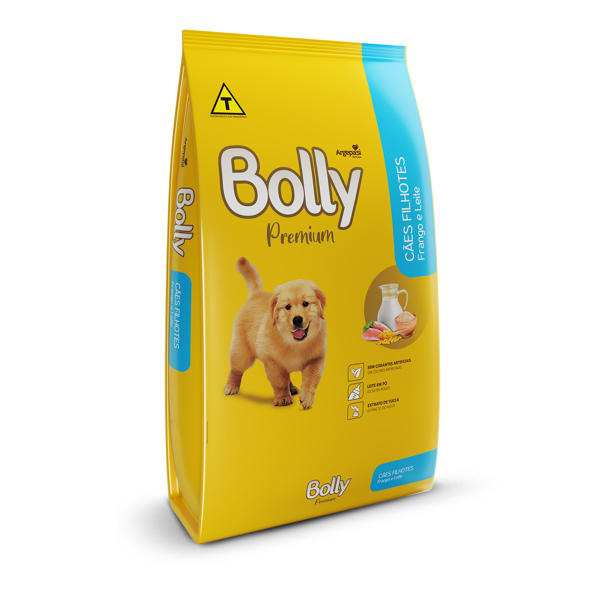 Ração Bolly Premium Filhotes para Cães Frango e Leite 10,1kg