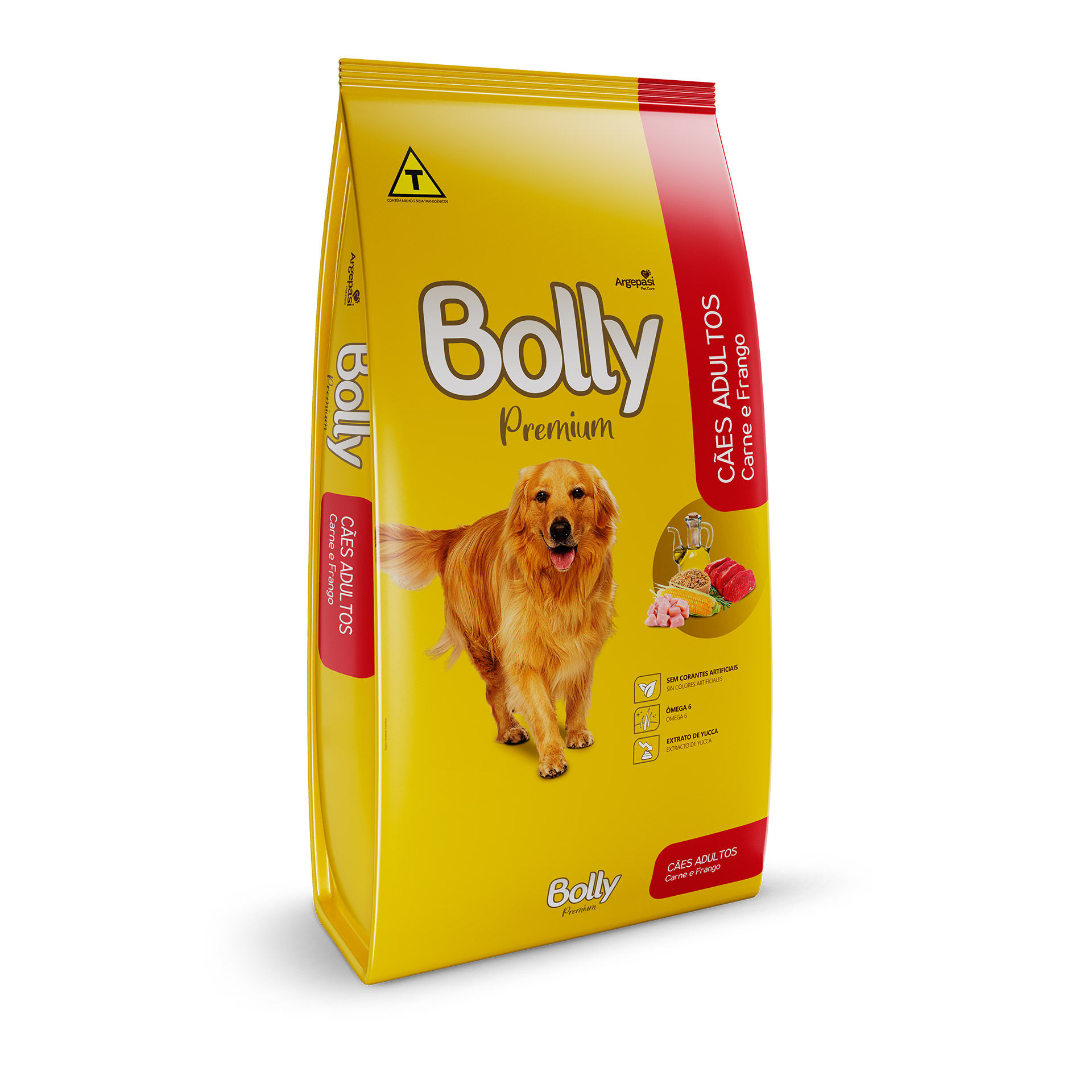 Ração Bolly Premium para Cães Carne e Frango 15kg