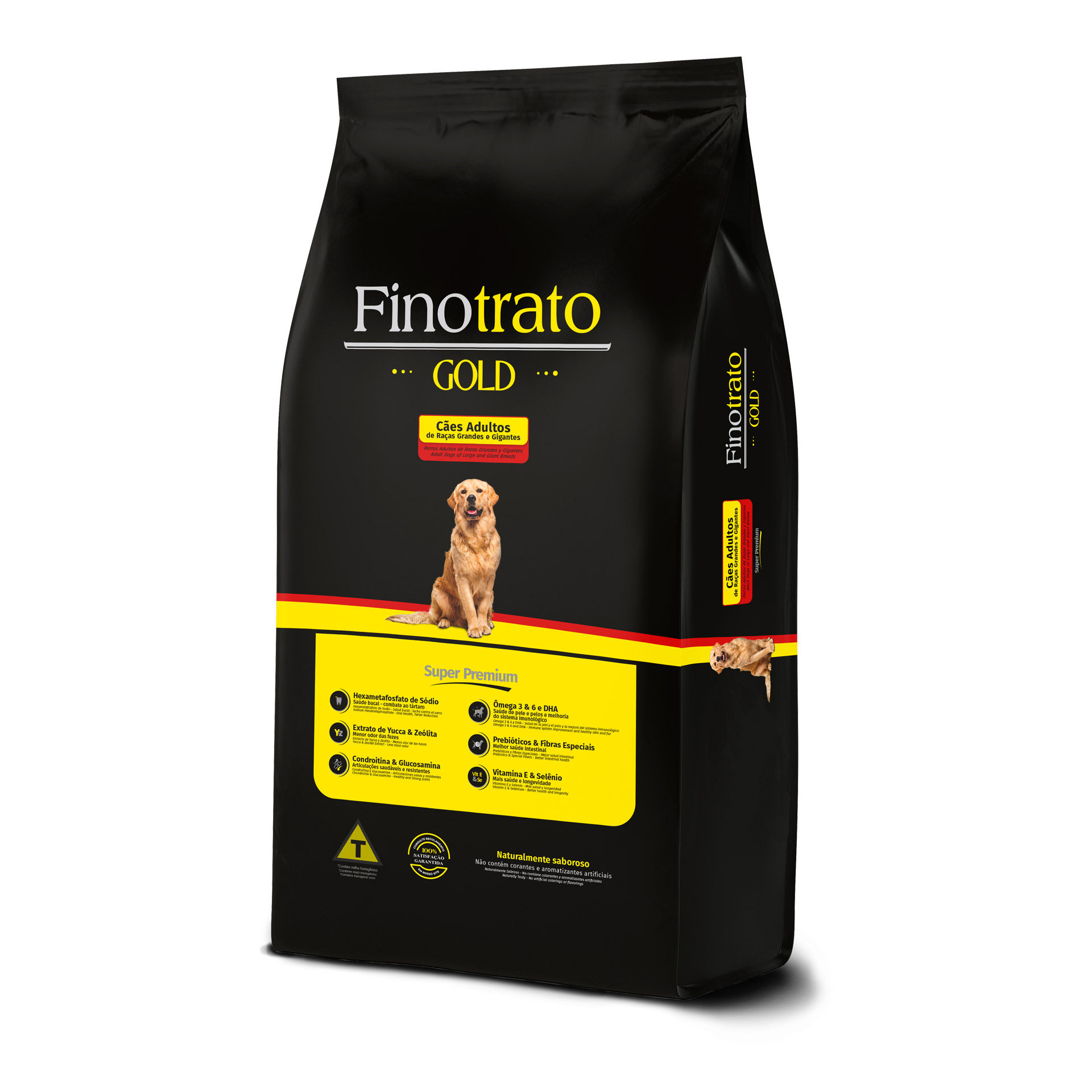 Ração Finotrato Gold para Cães Adultos de Porte Grande e Gigante 10,1kg