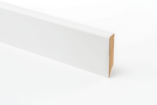 Плинтус MDF белый A80
