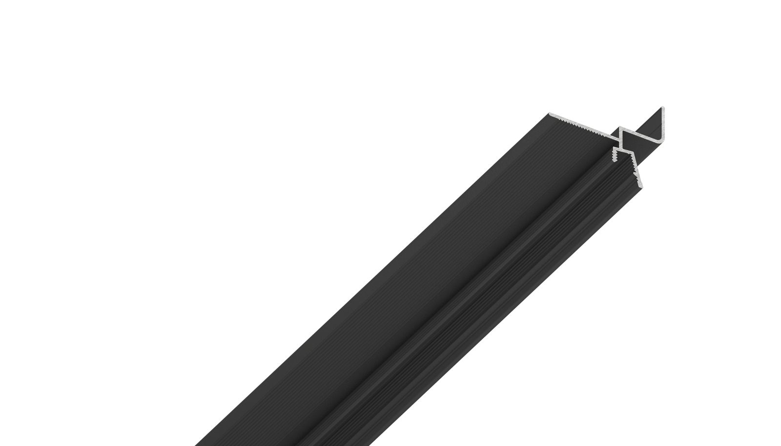 Профиль тип umbra для потолка, алюминий чёрный, L2000, 2 м