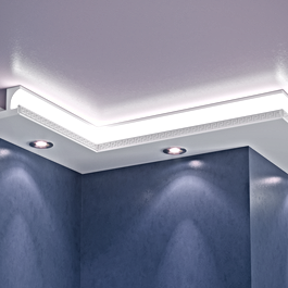 10 Profile de tavan cu LED si spoturi