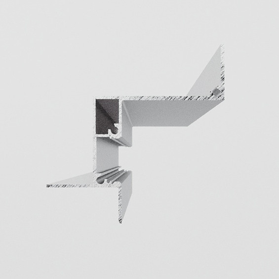 FLY - AluGips profil plutitor, 3,0 m, alb