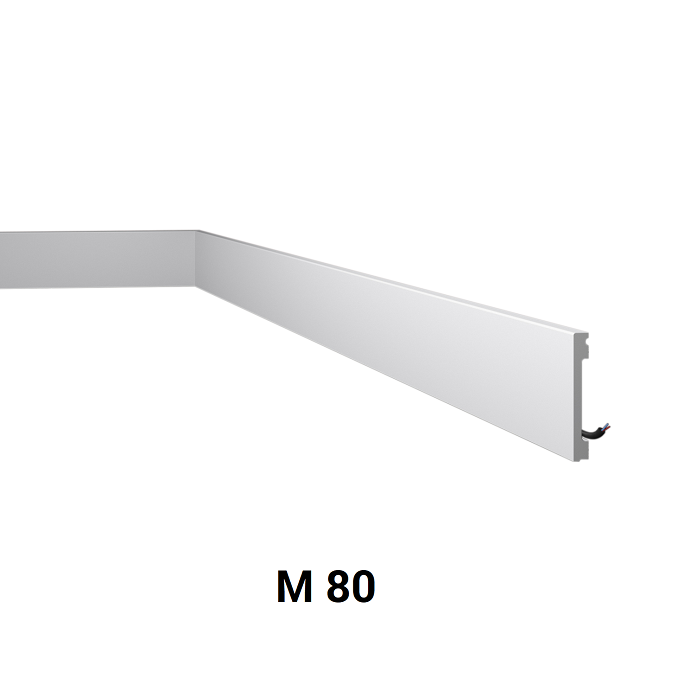 Plintă NOMAFLOOR M80 white