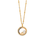 Miniature : Crystal Floating Glass Lockets Gold