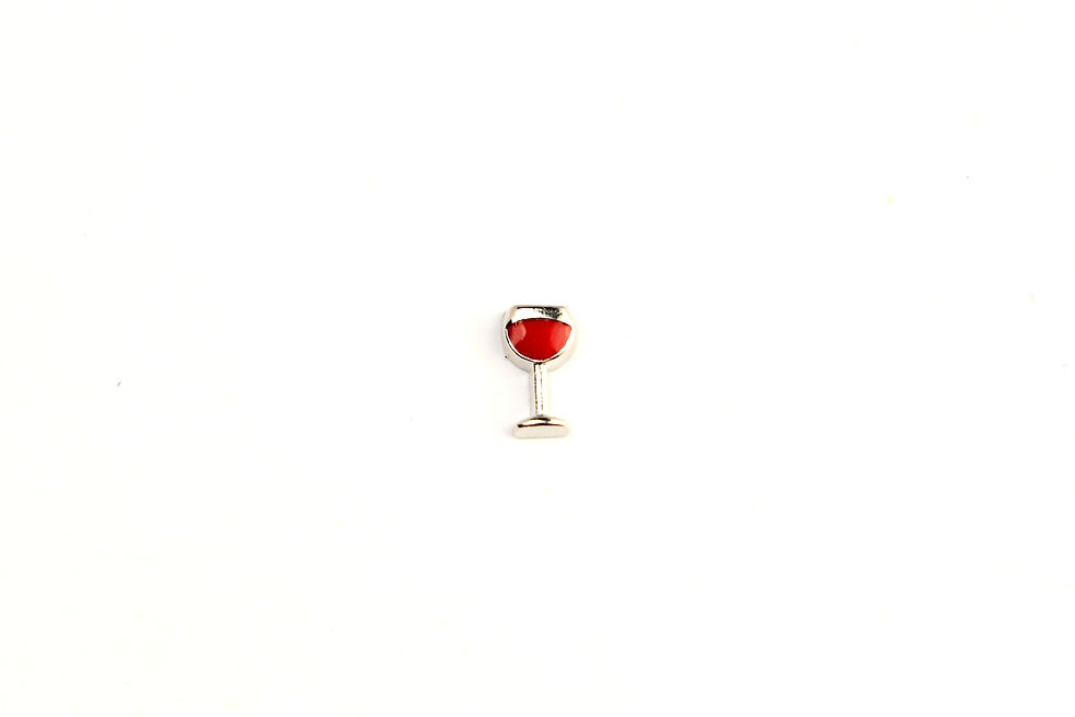 Wine Glass Charm