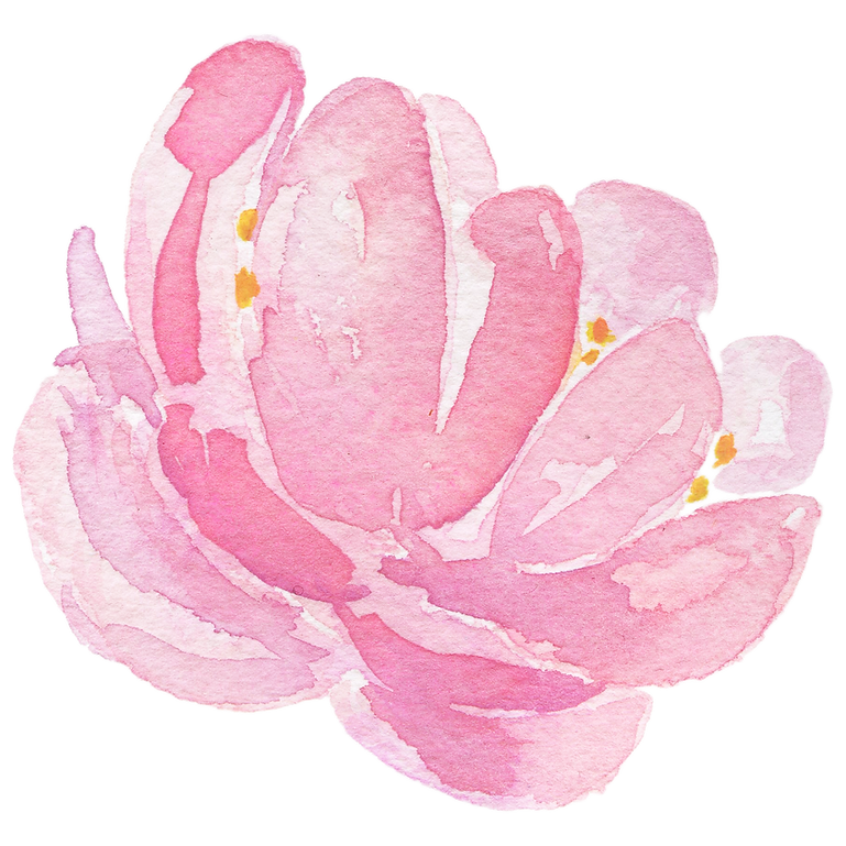 logo flower pink