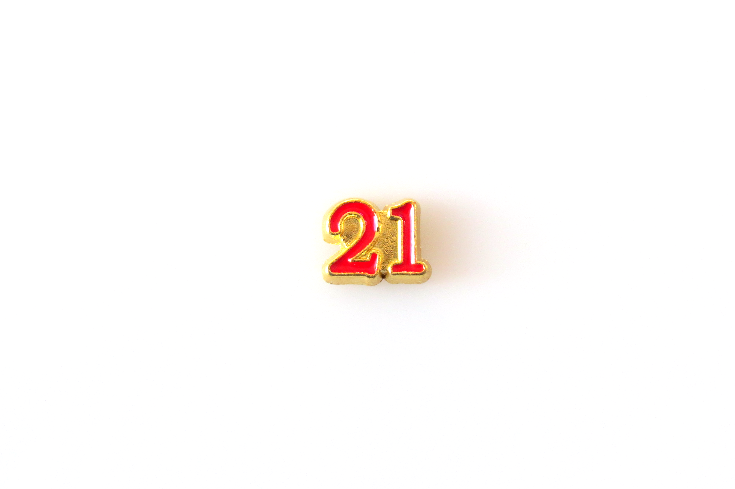 Red '21' Charm