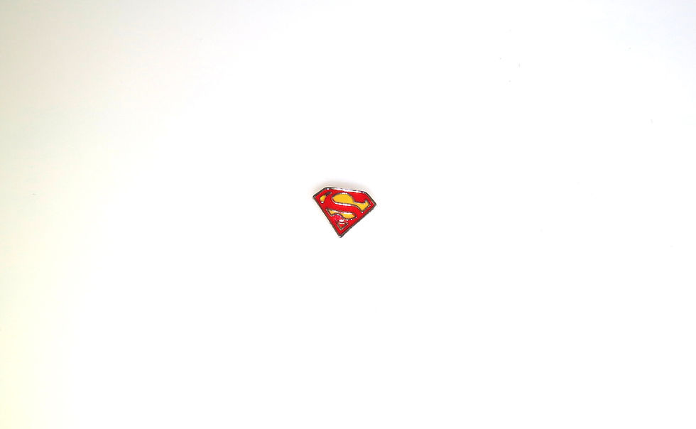 Superman Badge Charm