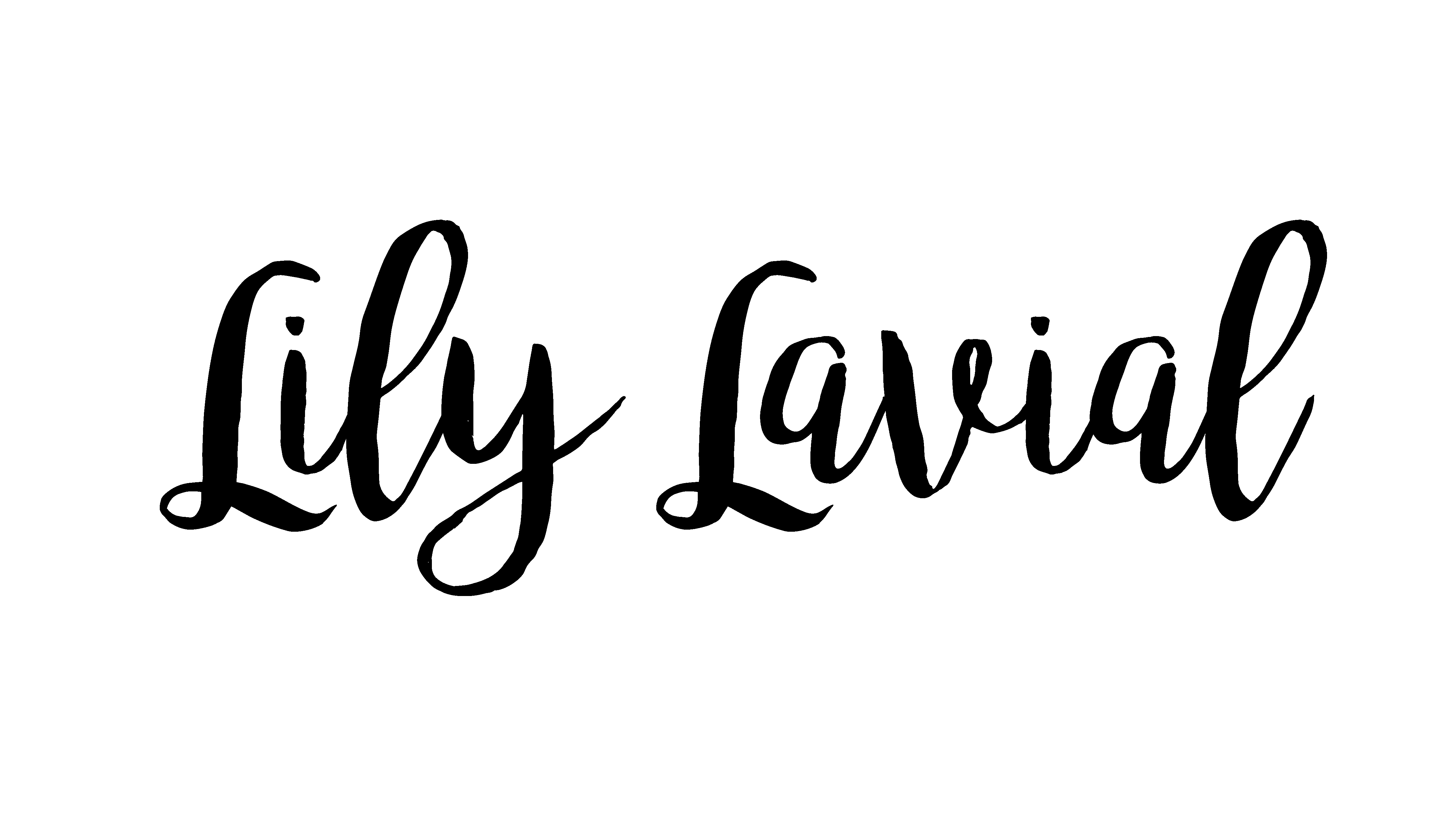 Logo signature ; Lily lavial