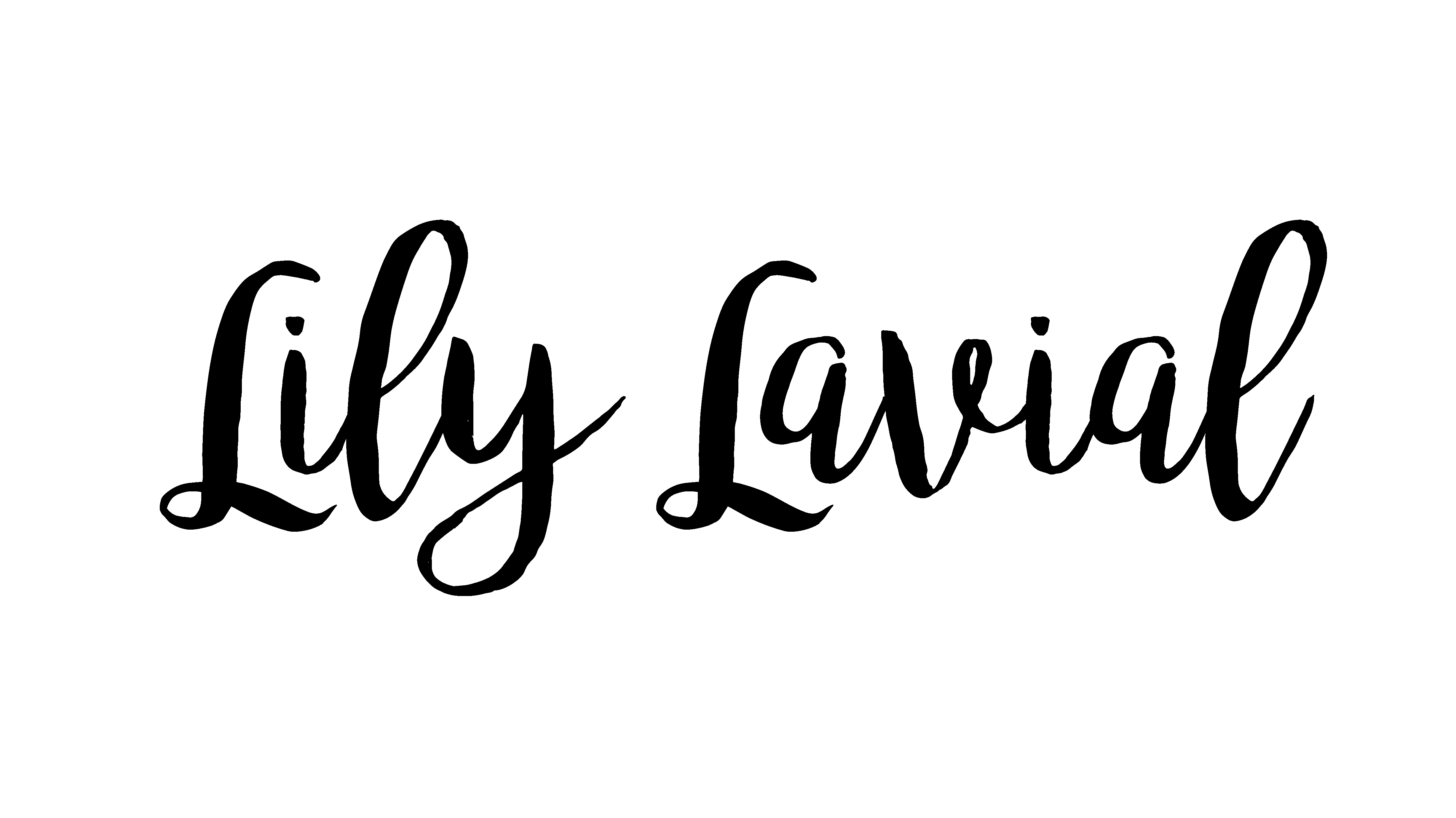 Signature, personal branding - Lily lavial