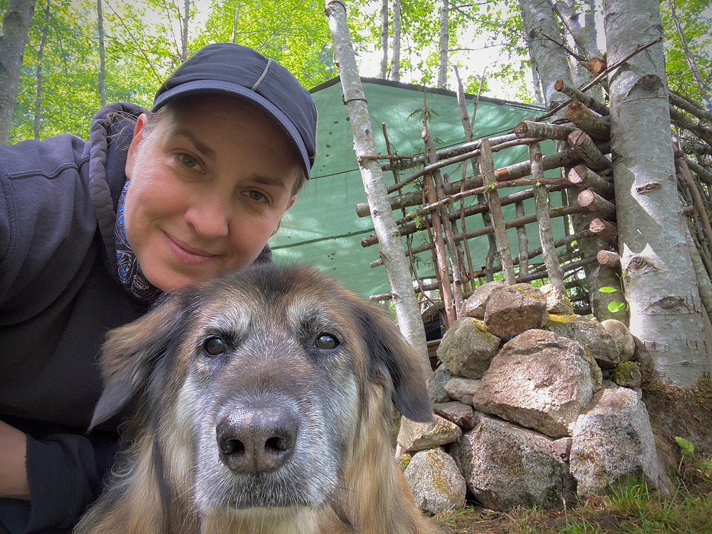 Dog and owner