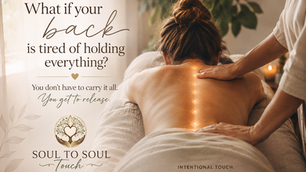 What If Your Back Is Tired of Holding Everything?