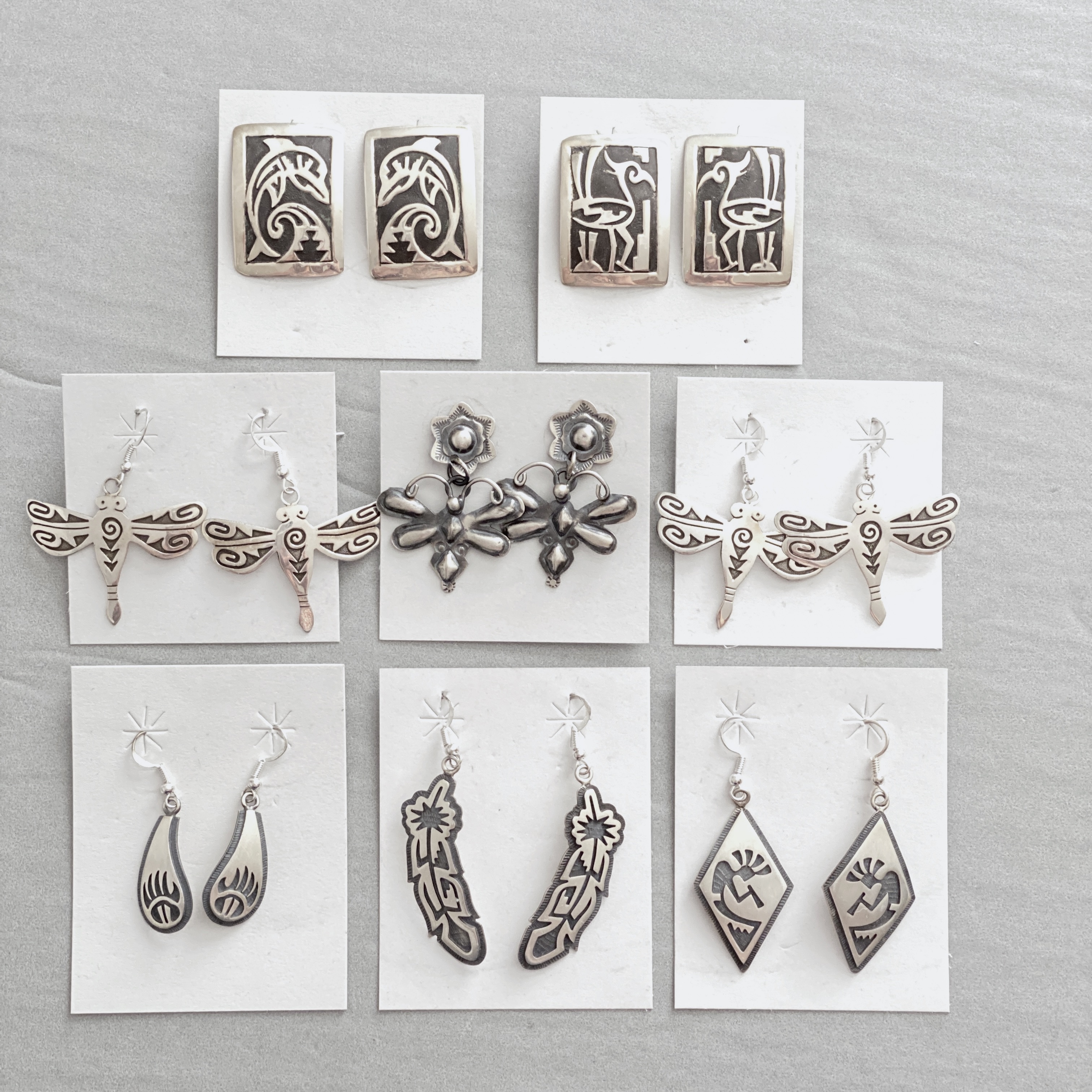Sterling silver overlay/repousee