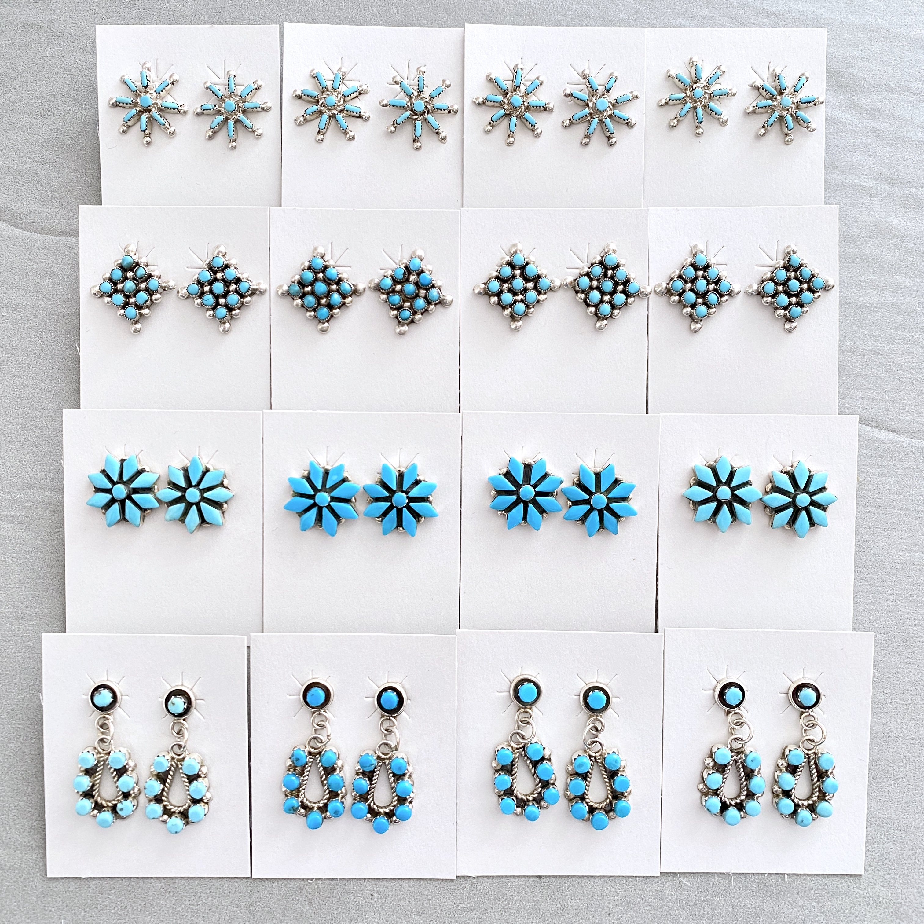 Turquoise cluster & dangle