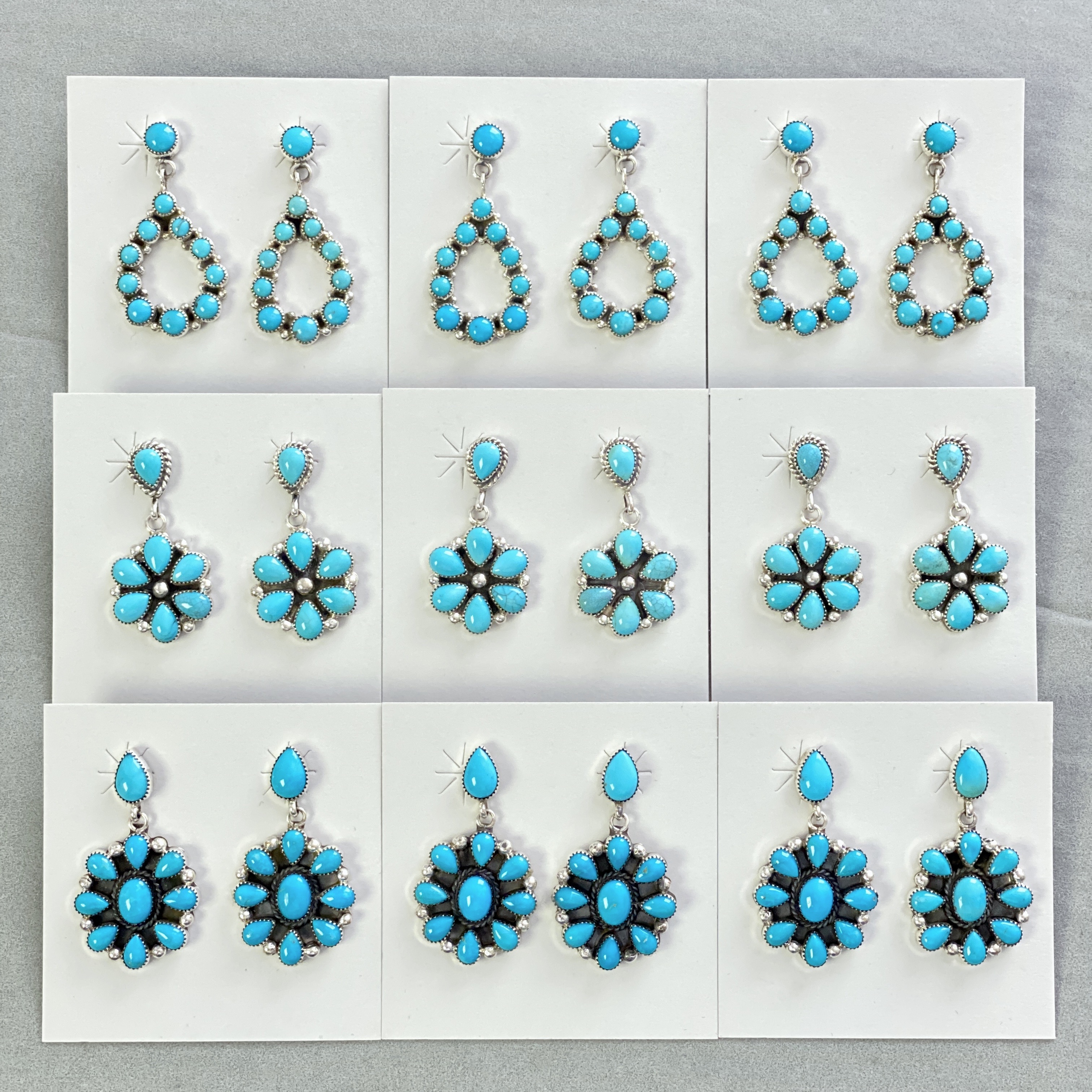 Turquoise cluster dangles