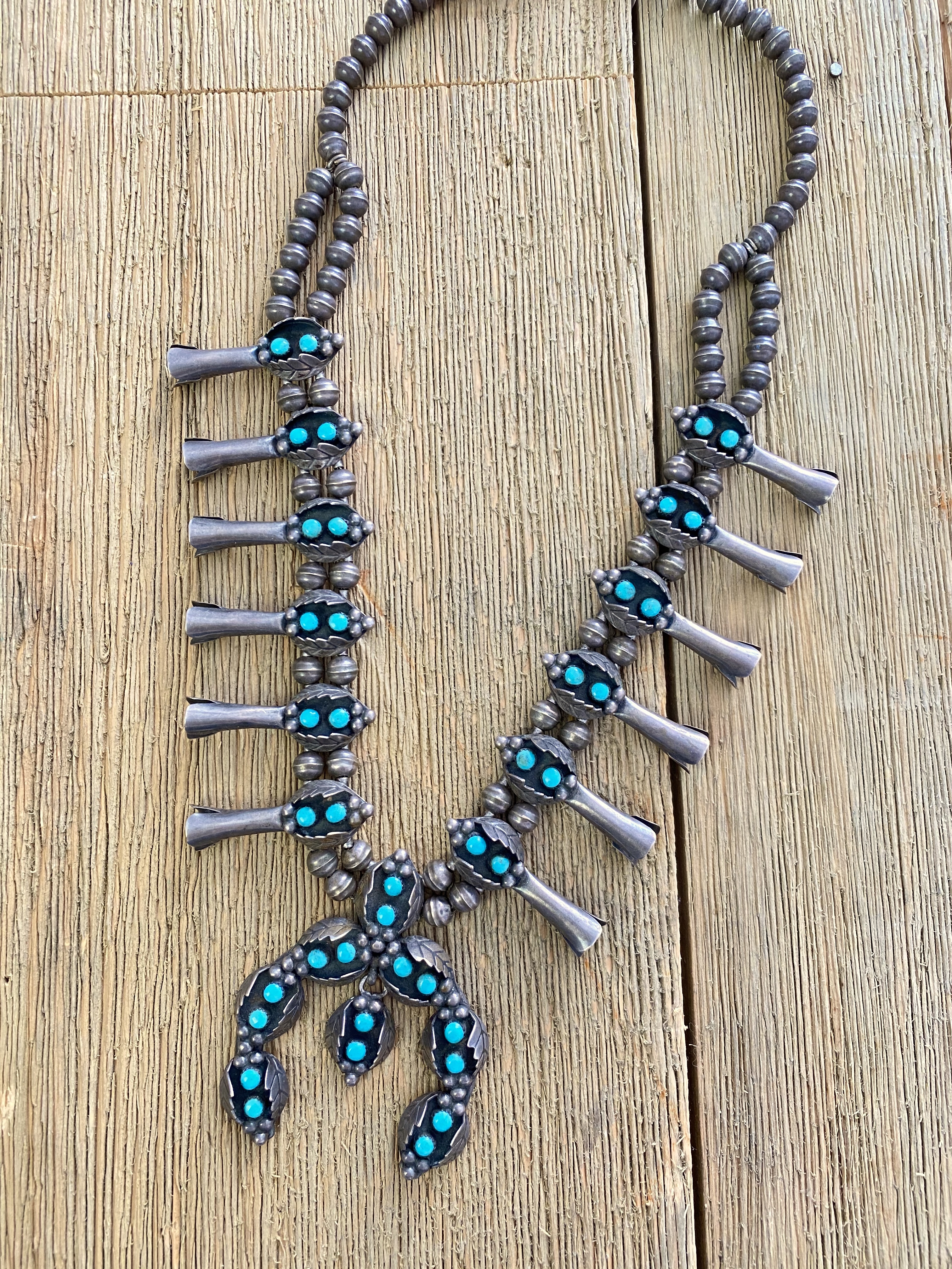 Vintage Squash Blossom necklace
