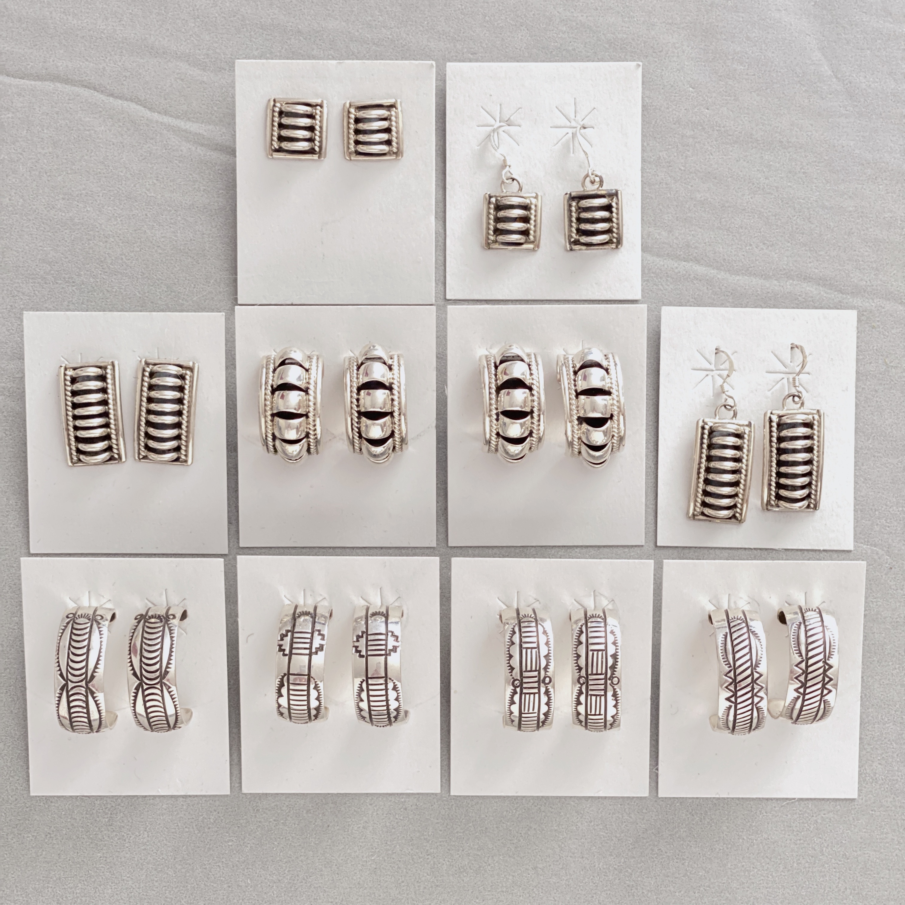 Sterling silver earrings