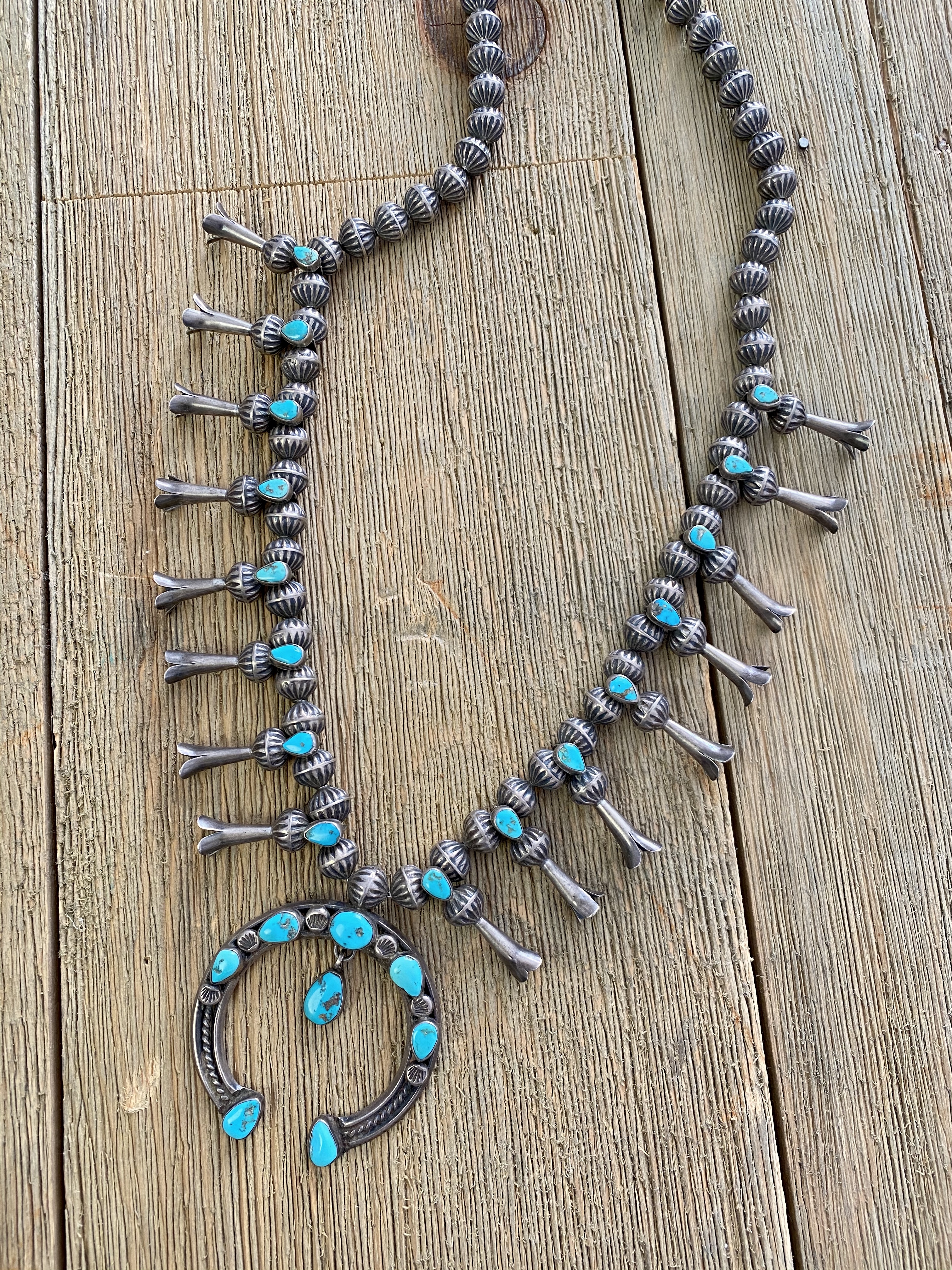 Vintage Squash Blossom necklace