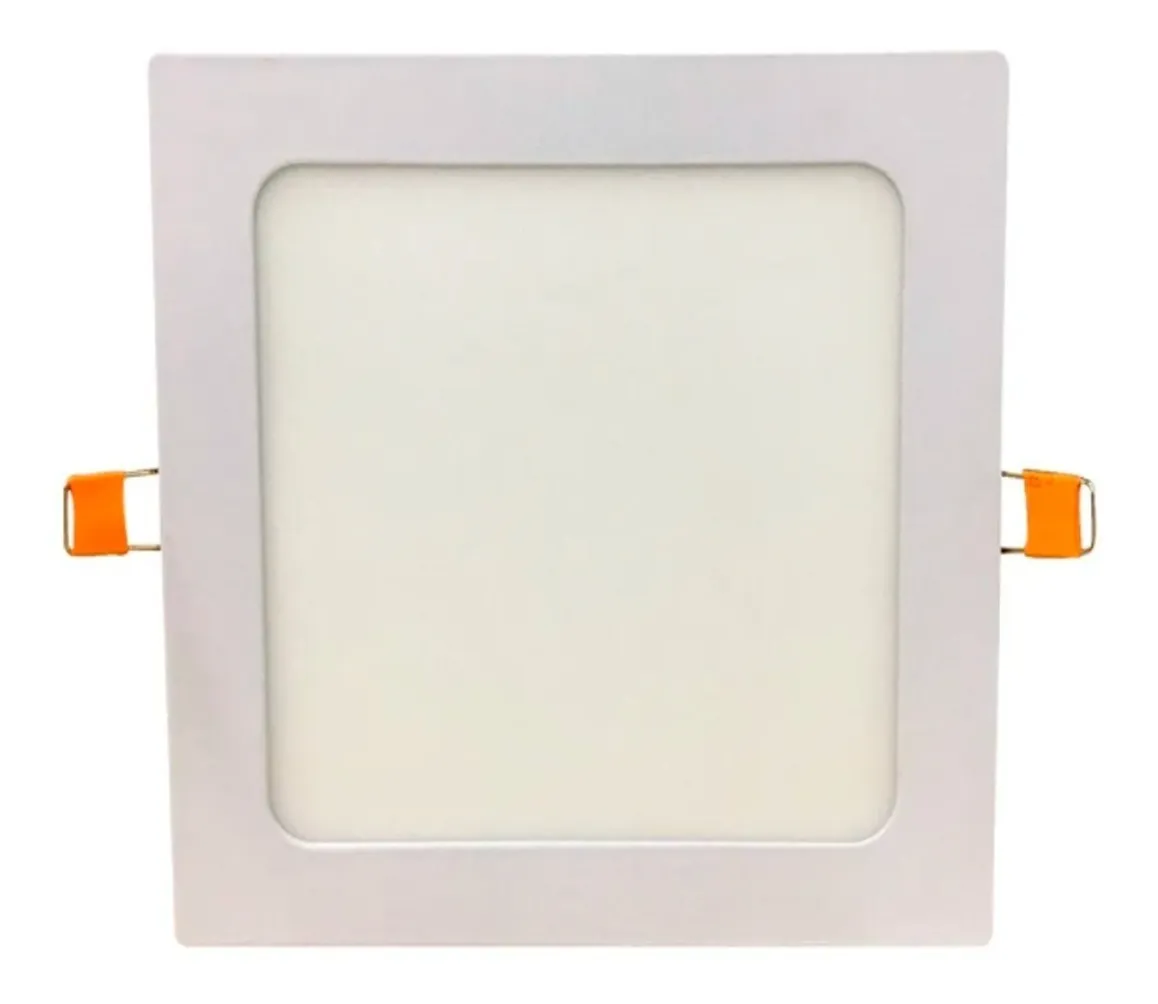 Plafon De Embutir Slim Led Quadrado 12w 6500k - Llum