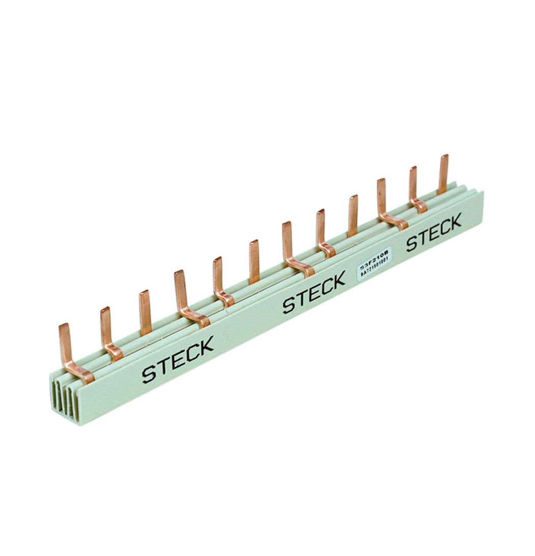 BARRAMENTO TRIFASICO P/ 12 e 16 DISJUNTORES DIN STECK