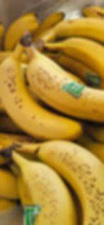 Bananes bio en vrac, disponibles à la Ferme du Bois Bourdon.