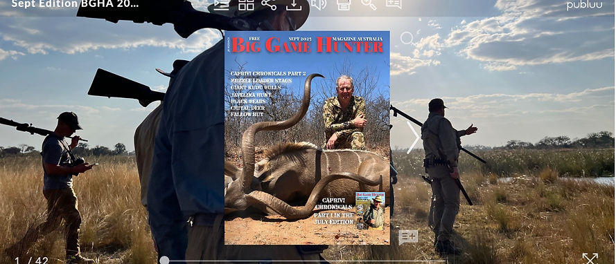 Big Game Hunter Magazine September 2025